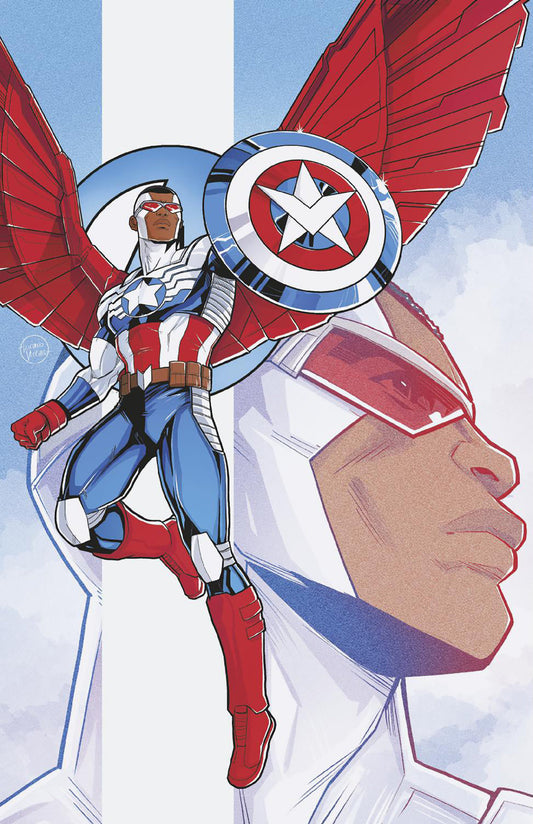 Avengers #26 Luciano Vecchio Captain America Full Art 1:50 (PRESALE 5/28/25)