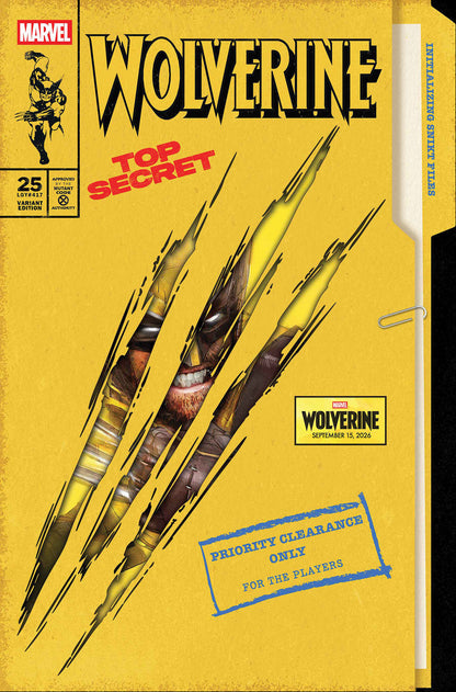 Wolverine #25 Cover D - Jock Marvel Games Variant