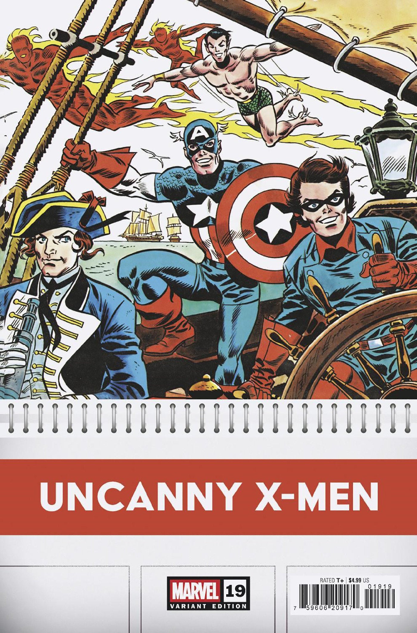 Uncanny X-Men #19 Frank Robbins Bicentennial Calendar 1:50