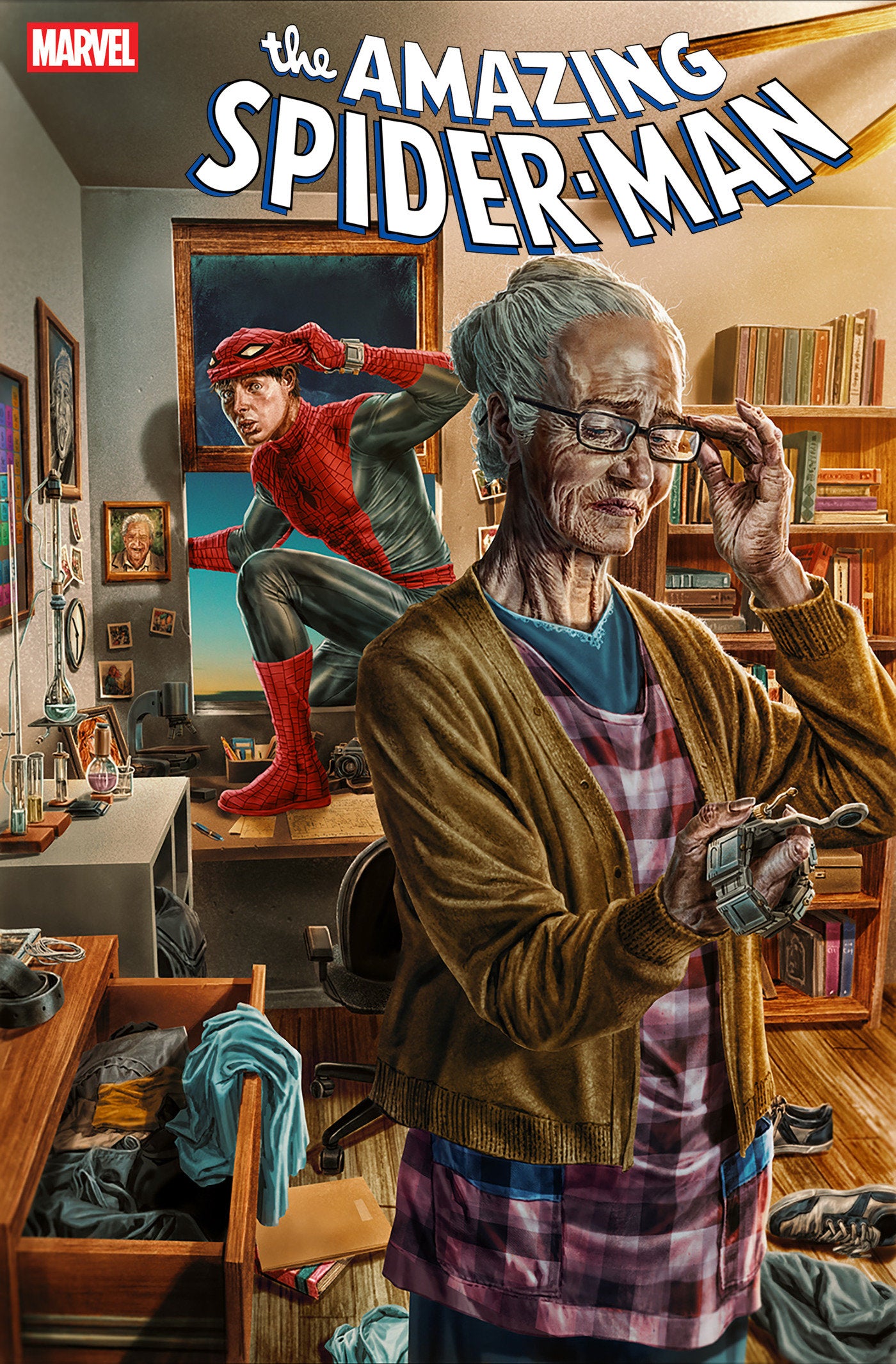 Amazing Spider-Man #35 Cover B - Lee Bermejo Amazing Visions Variant