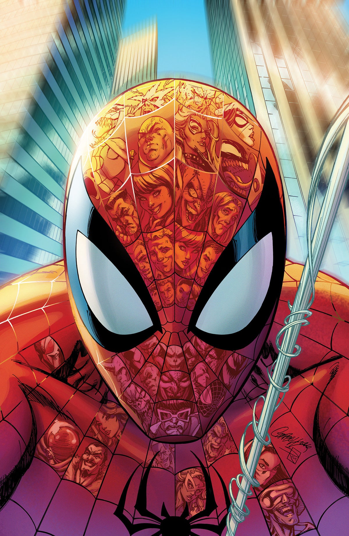 Amazing Spider-Man #1000 J. Scott Campbell Full Art Variant J. Scott Campbell Virgin Variant