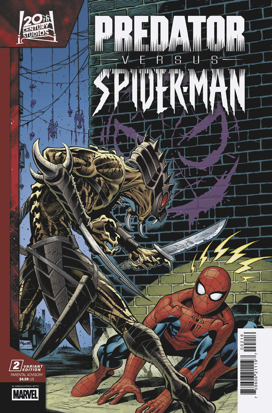 Predator vs. Spider-Man #2 Edition Mcguinness 1:25 (PRESALE 5/28/25)