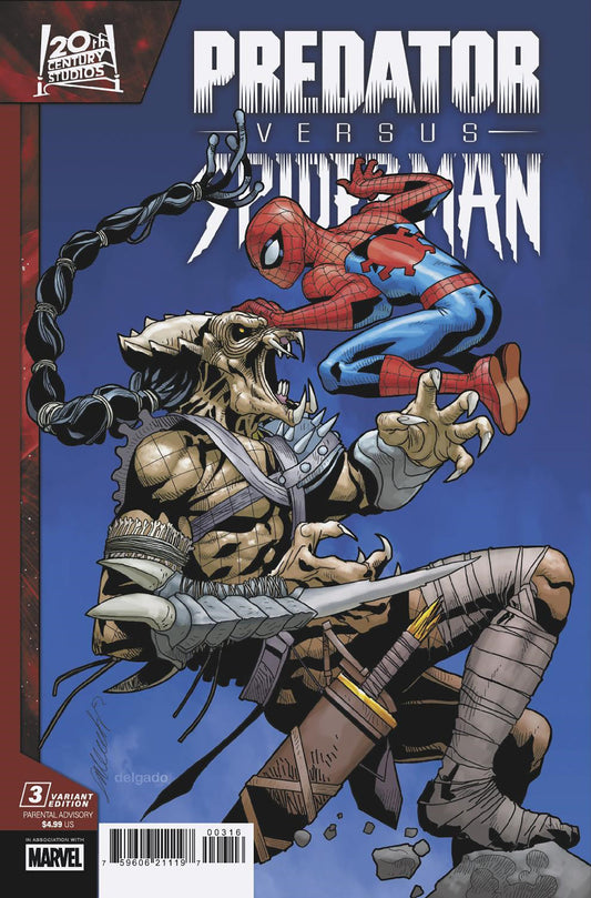 Predator vs. Spider-Man #3 Salvador Larroca Variant 1:25 (PRESALE 7/25/25)
