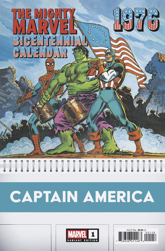 Captain America #1 Romita Bicentennial Hidden Gem 1:50 (PRESALE 7/2/25)