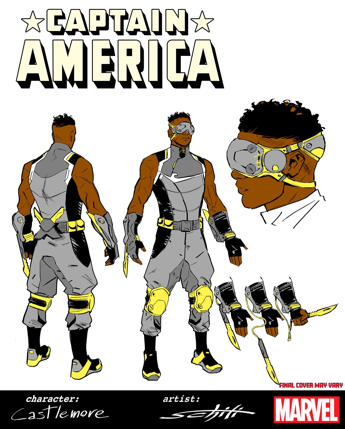 Captain America #7 Valerio Schiti Design 1:10 (RELEASES 2/18/26)