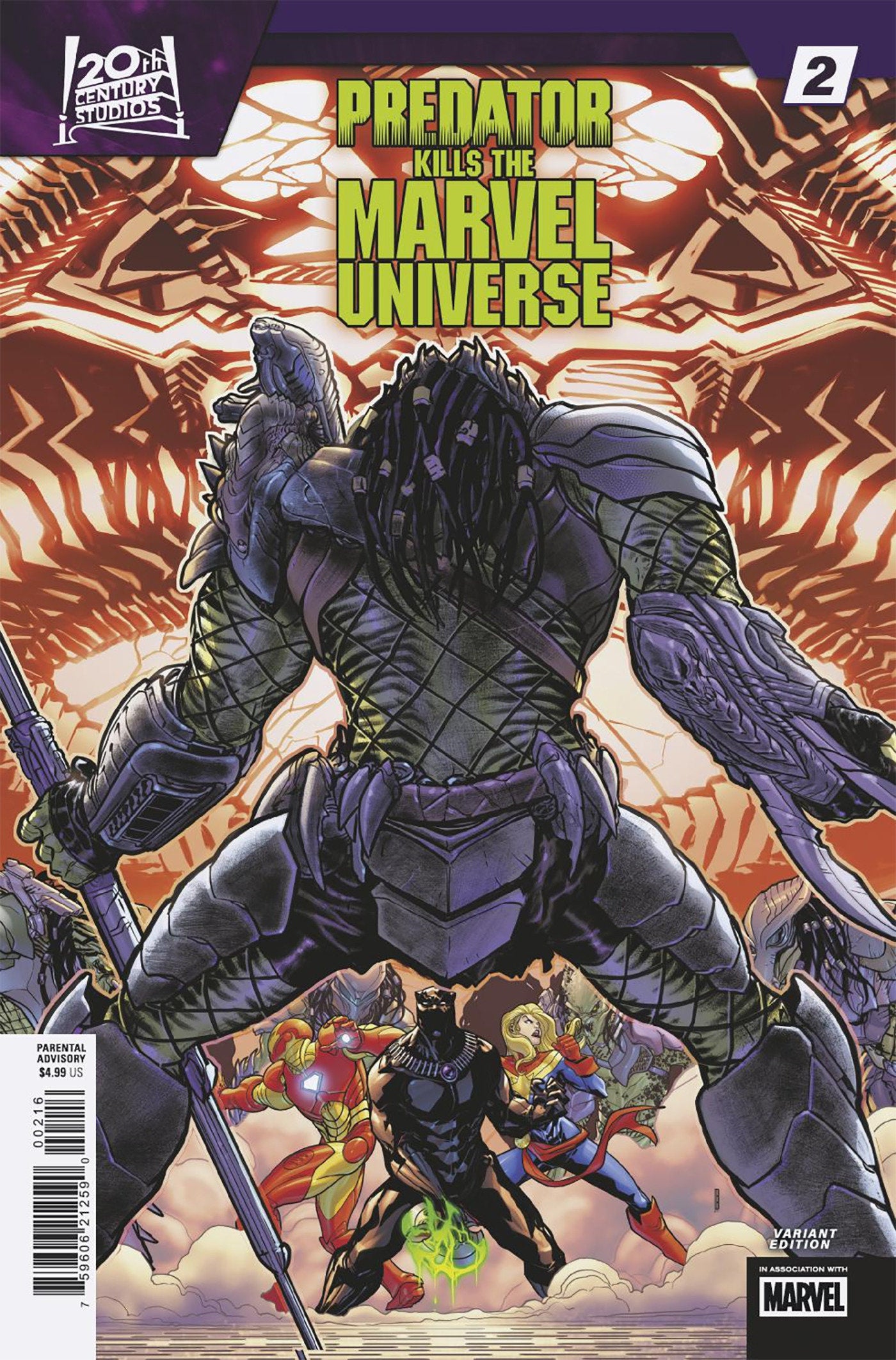 Predator Kills The Marvel Universe #2 Baldeon 1:25 (PRESALE 9/17/25)
