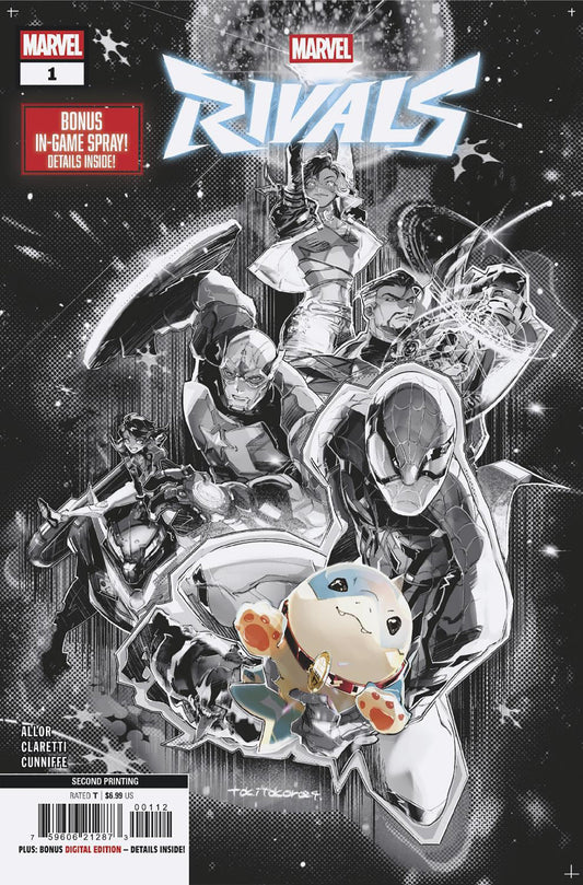 Marvel Rivals #1 Tokitokoro 2nd Print Variant (PRESALE 5/7/25)