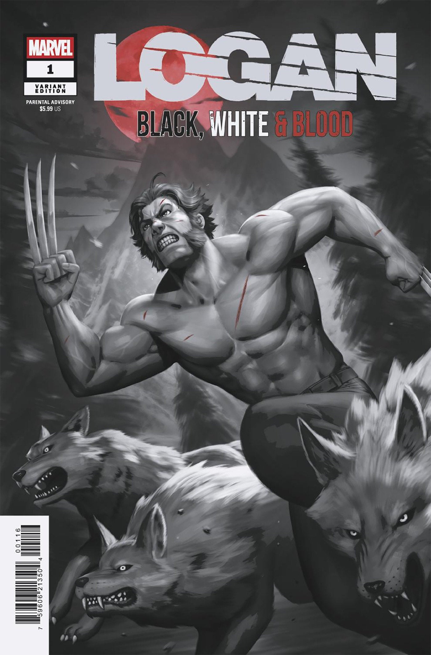 Logan: Black, White & Blood #1 Woo Chul Lee 1:25 (PRESALE 1/14/26)