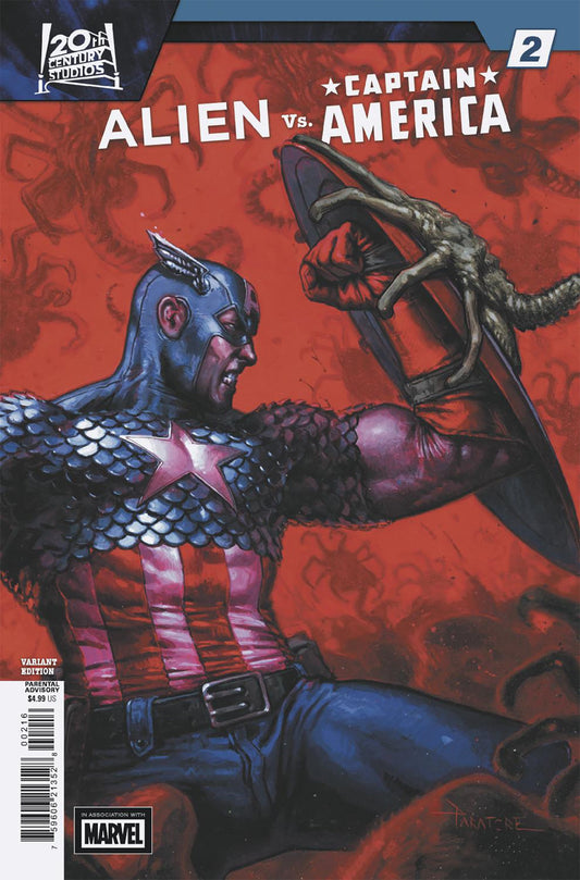 Alien vs. Captain America #2 Davide Paratore 1:25 (PRESALE 12/17/25)