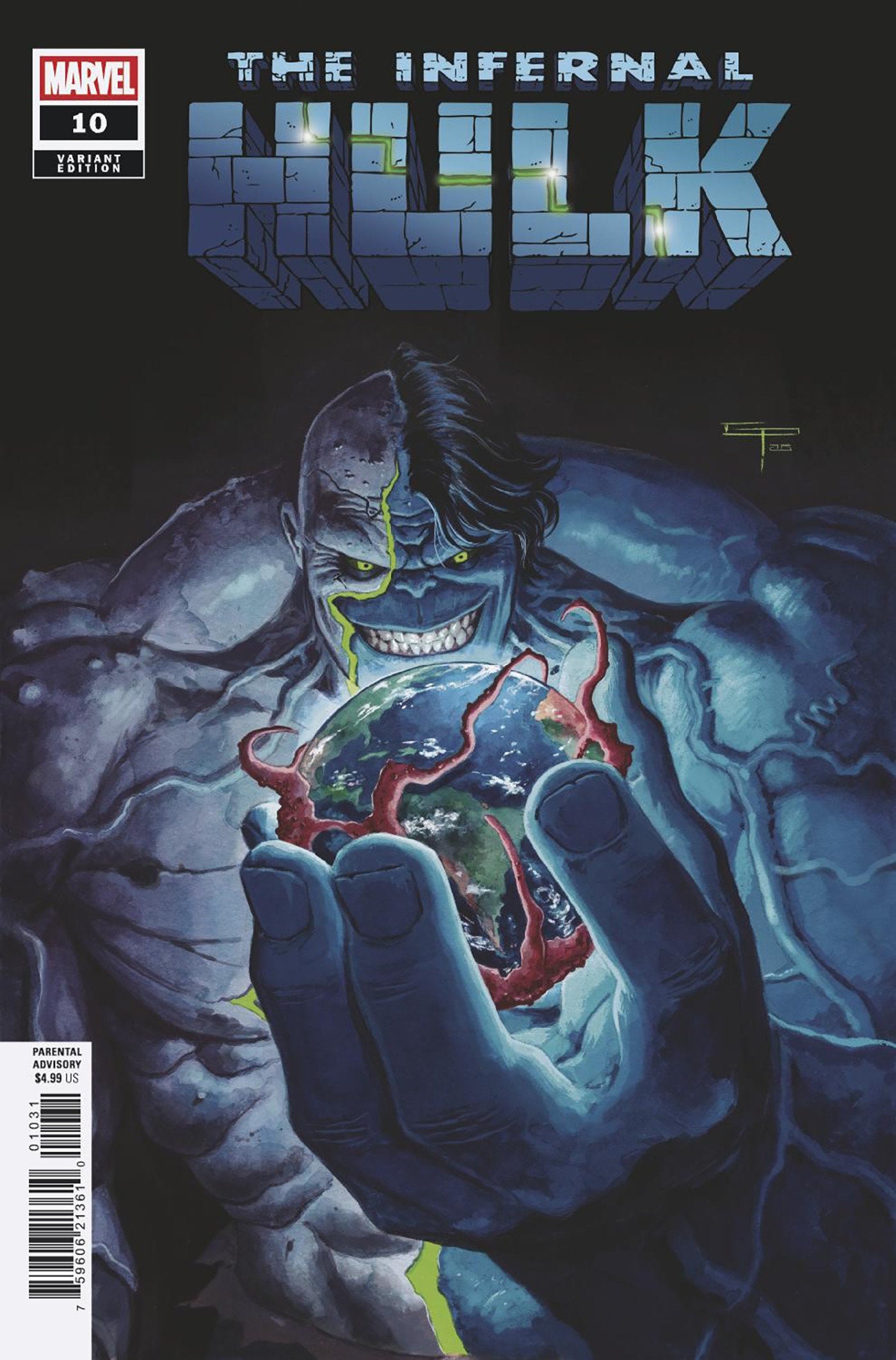 Infernal Hulk #10 Cover C - German Peralta Variant