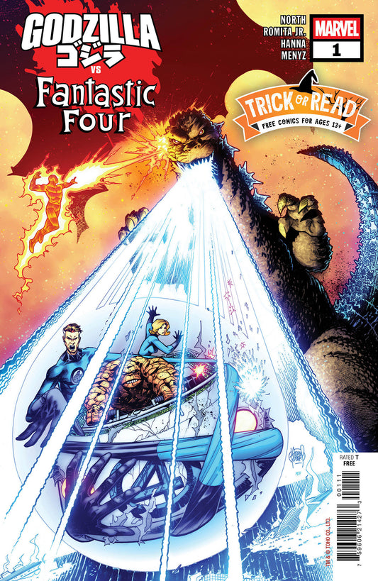 Godzilla vs. Fantastic Four #1 Halloween Trick Or Read 2025
