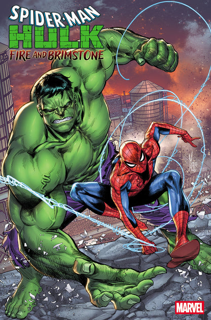 Spider-Man/Hulk: Fire And Brimstone #1 Cover B - Marco Checchetto Foil Variant