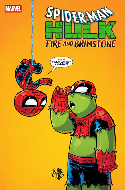 Spider-Man/Hulk: Fire And Brimstone #1 Cover C - Skottie Young Variant
