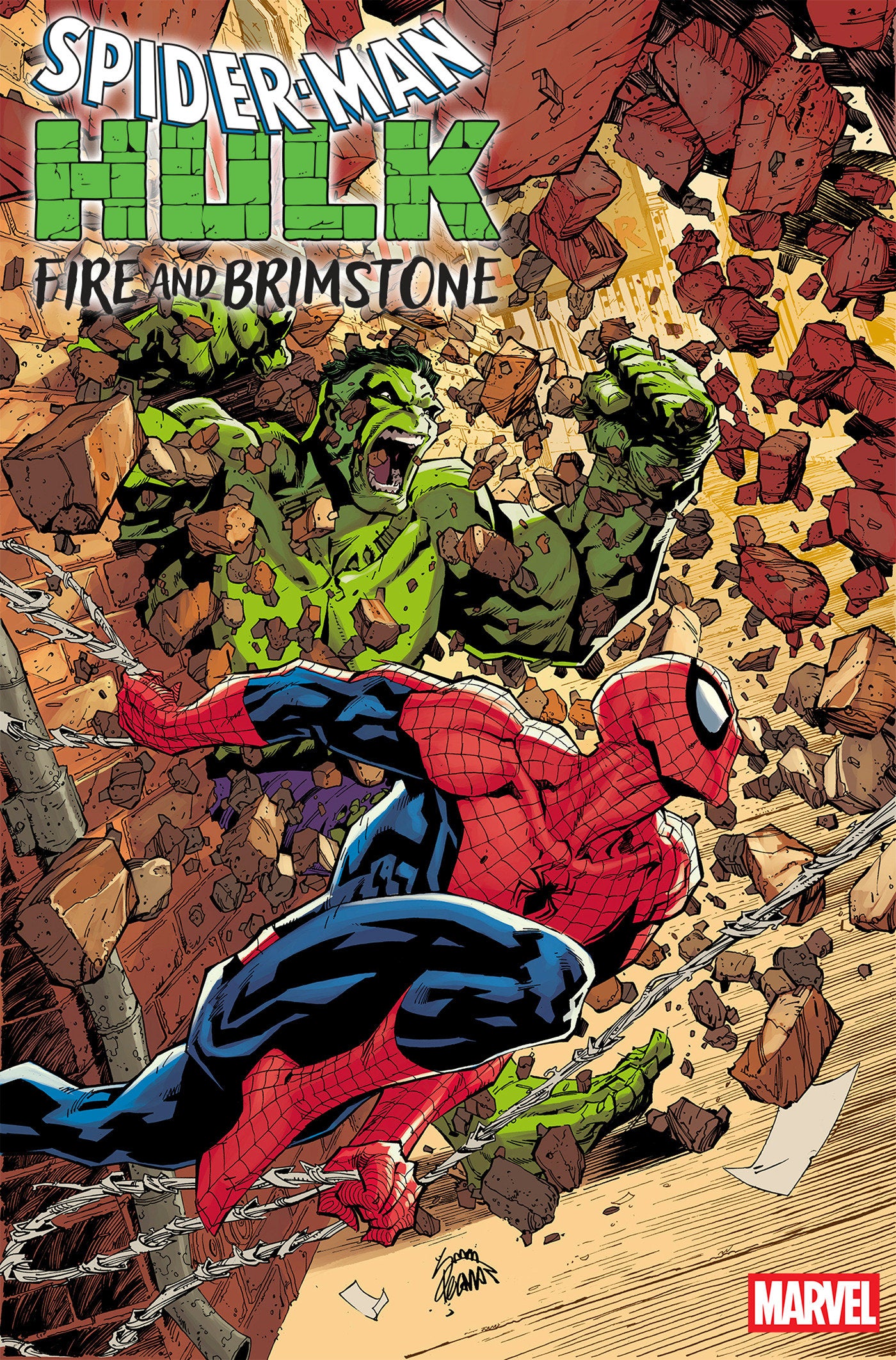 Spider-Man/Hulk: Fire And Brimstone #1 Cover E - Ryan Stegman Variant