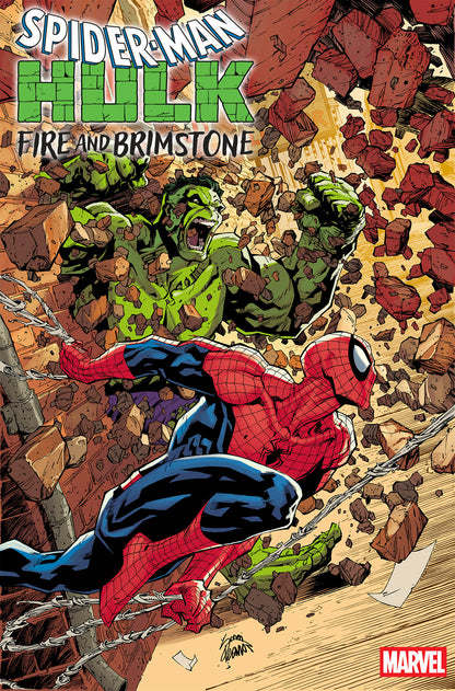 Spider-Man/Hulk: Fire And Brimstone #1 Cover E - Ryan Stegman Variant