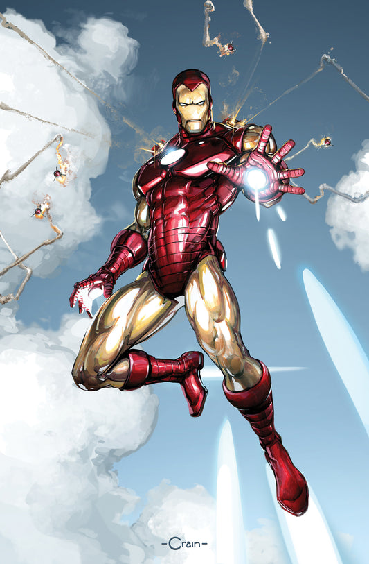 Iron Man #1 Clayton Crain Full Art 1:50 (PRESALE 1/28/26)