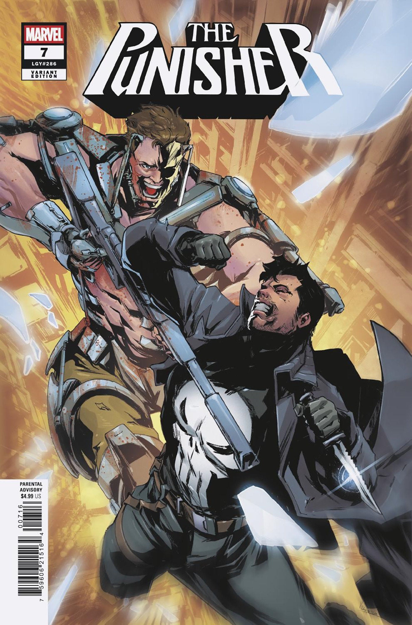 Punisher #7 Paolo Villanelli 1:25 Variant (PRESALE 8/12/2026)