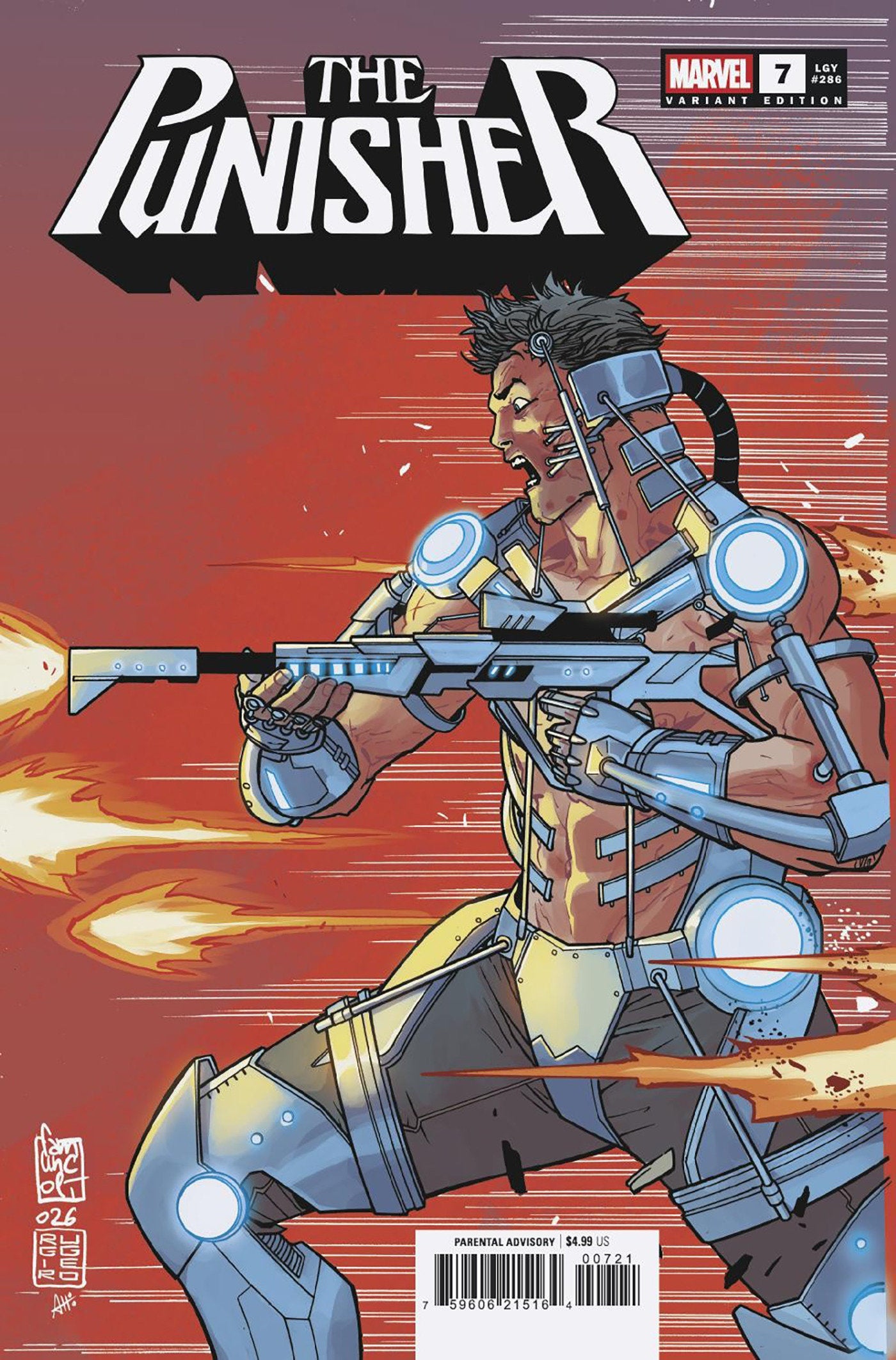 Punisher #7 Cover B - Giuseppe Camuncoli 2-Part Connecting Variant