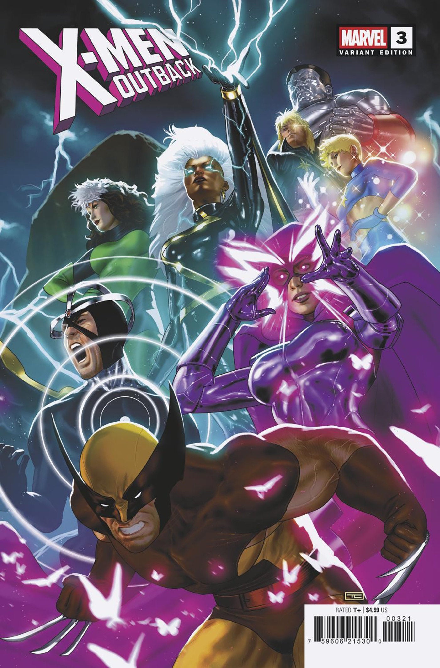 X-Men: Outback #3 Cover B - Taurin Clarke Variant