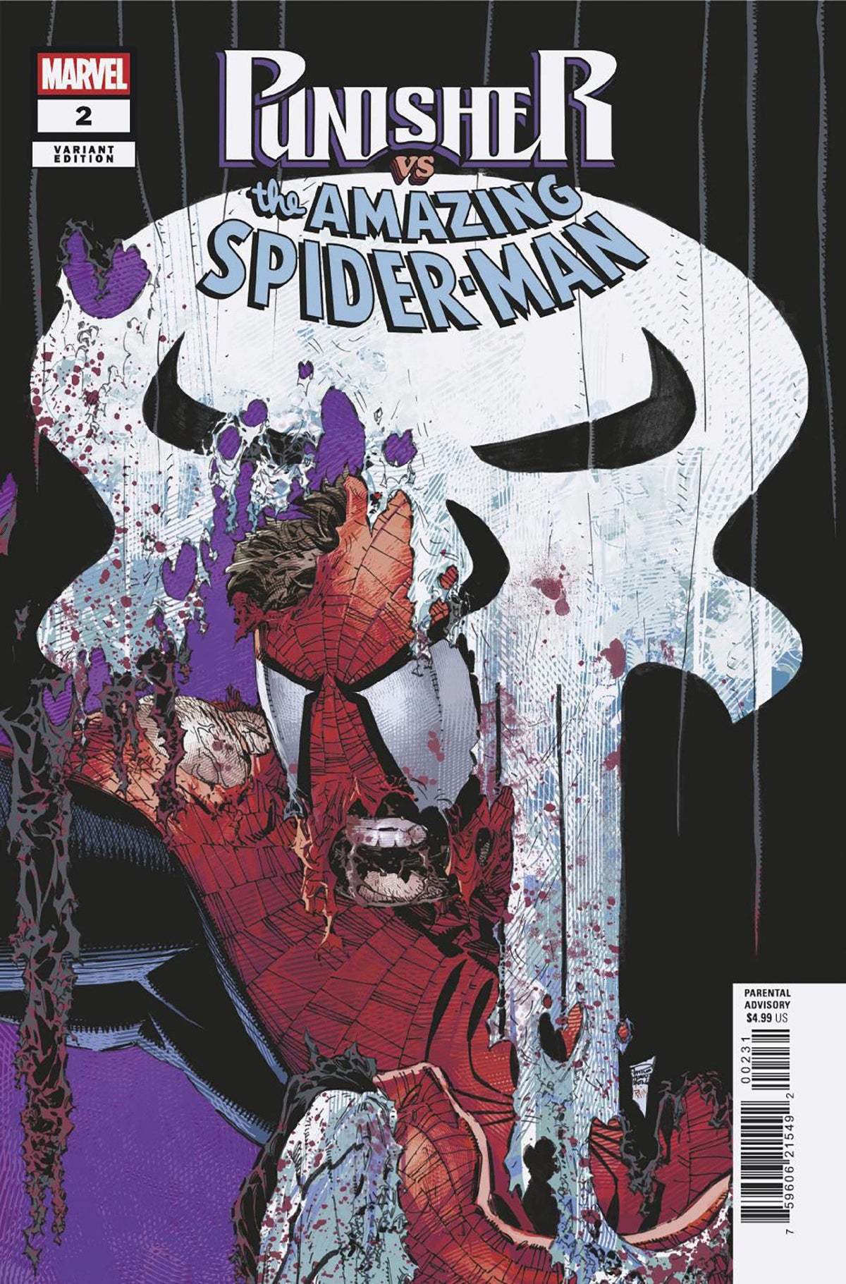 Punisher Vs. Spider-Man #2 Cover C - Philip Tan Variant