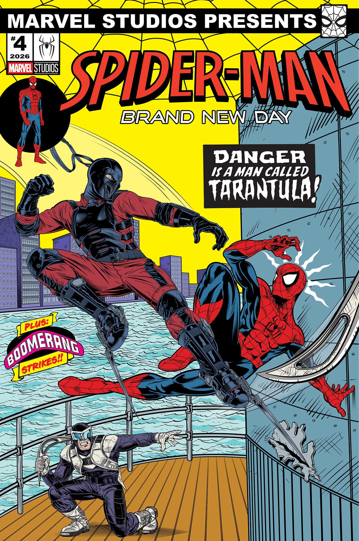 Punisher Vs. Spider-Man #2 Cover D - Adam Stafford Spider-Man: Brand New Day Marvel Studios Variant