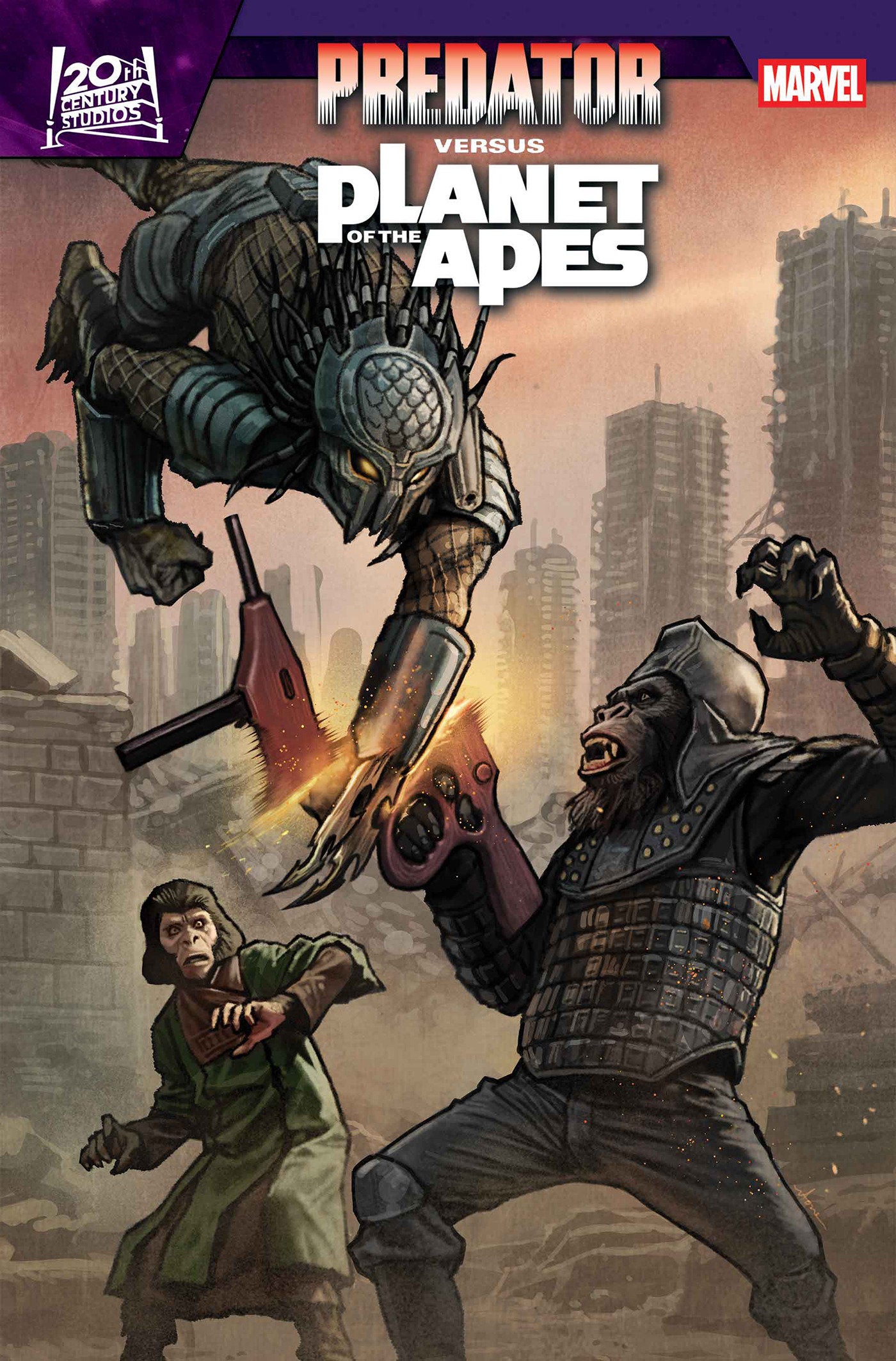 Predator Vs. The Planet Of The Apes #2 Cover A - Main