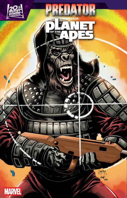 Predator Vs. The Planet Of The Apes #2 Cover B - Chris Campana Movie Poster Homage Variant