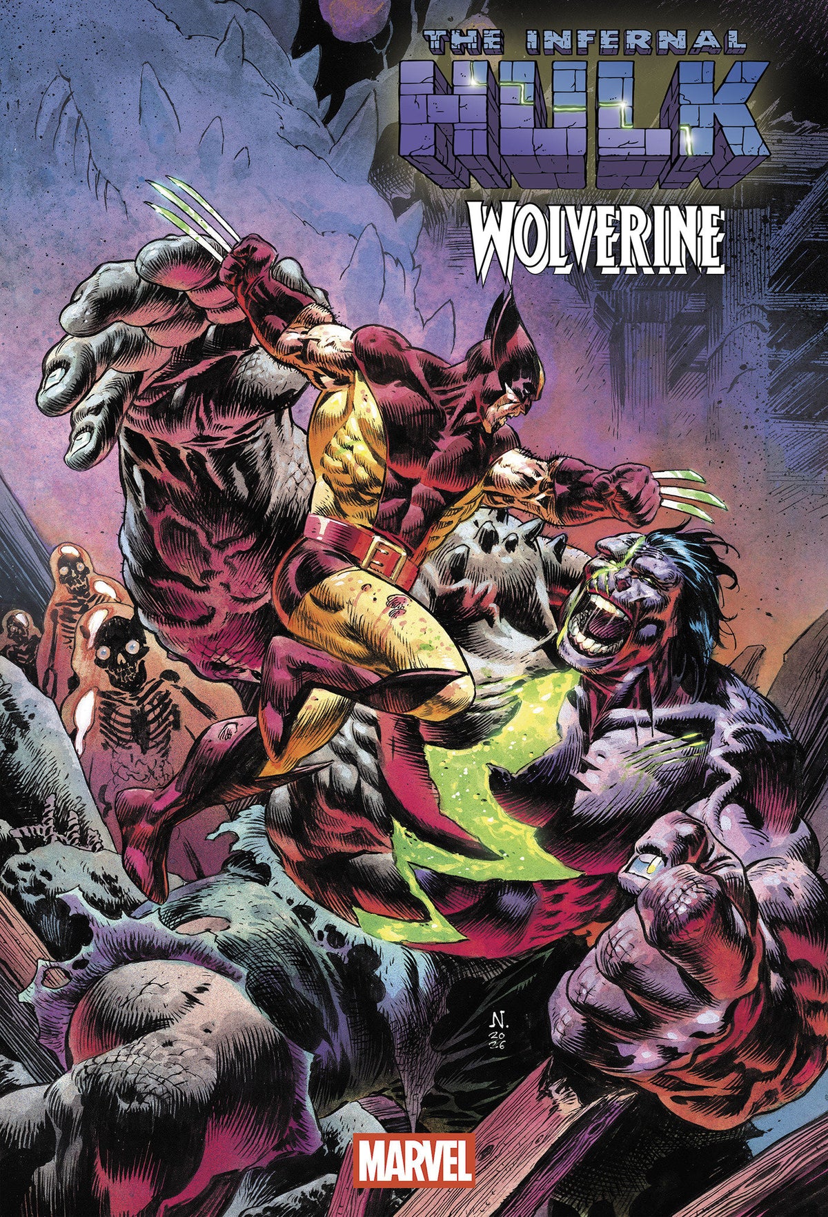 Infernal Hulk vs. Wolverine #1 (PRESALE 9/9/2026) You Pick Variant - Cover A - Nic Klein
