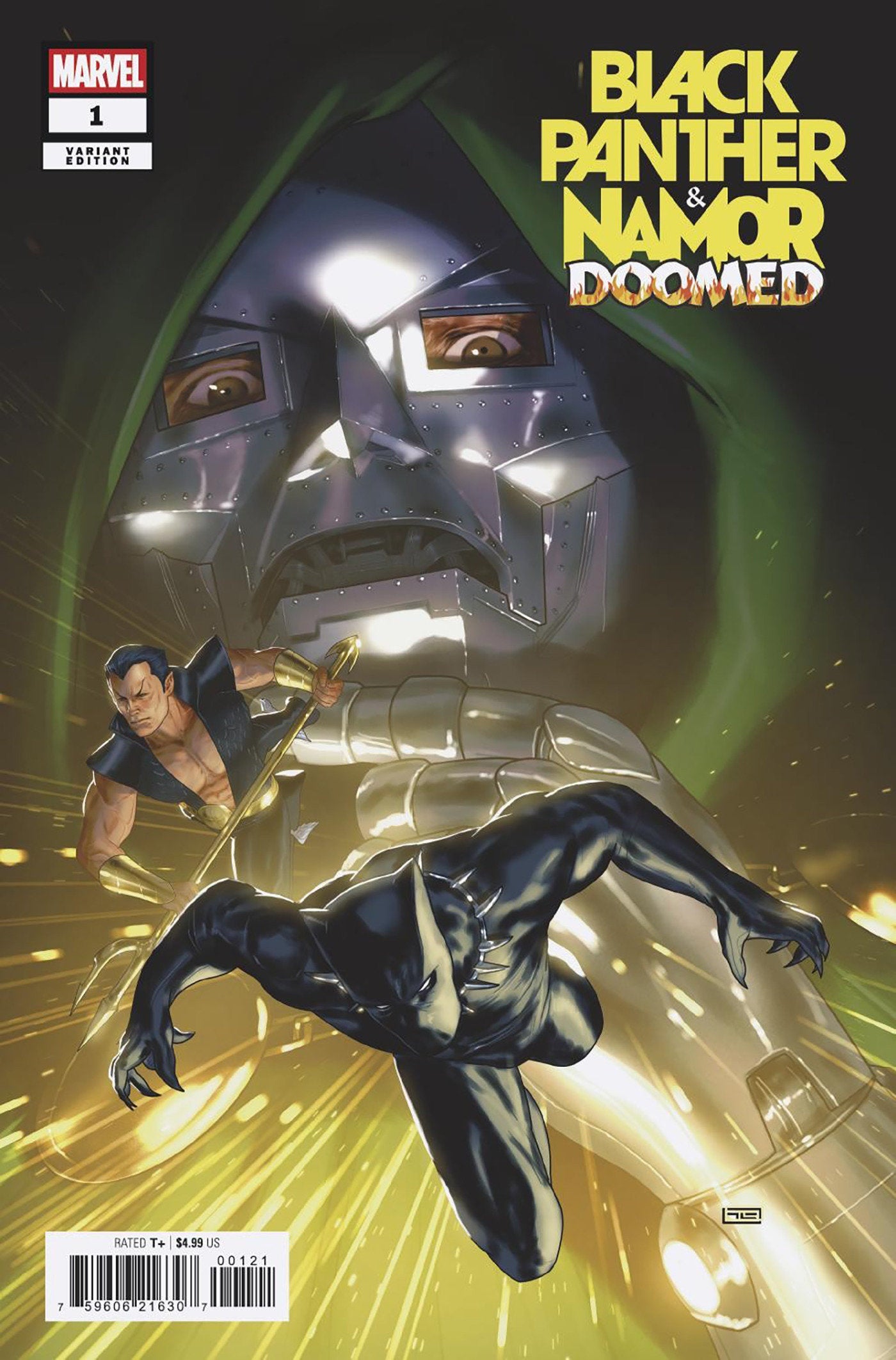 Black Panther/Namor: Doomed #1 Cover B - Taurin Clarke Variant