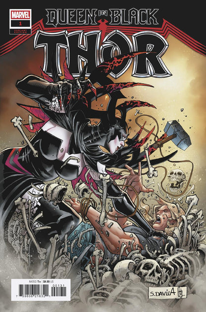 Queen In Black: Thor #1 [QIB] Cover C - Sergio Davila Variant [QIB]