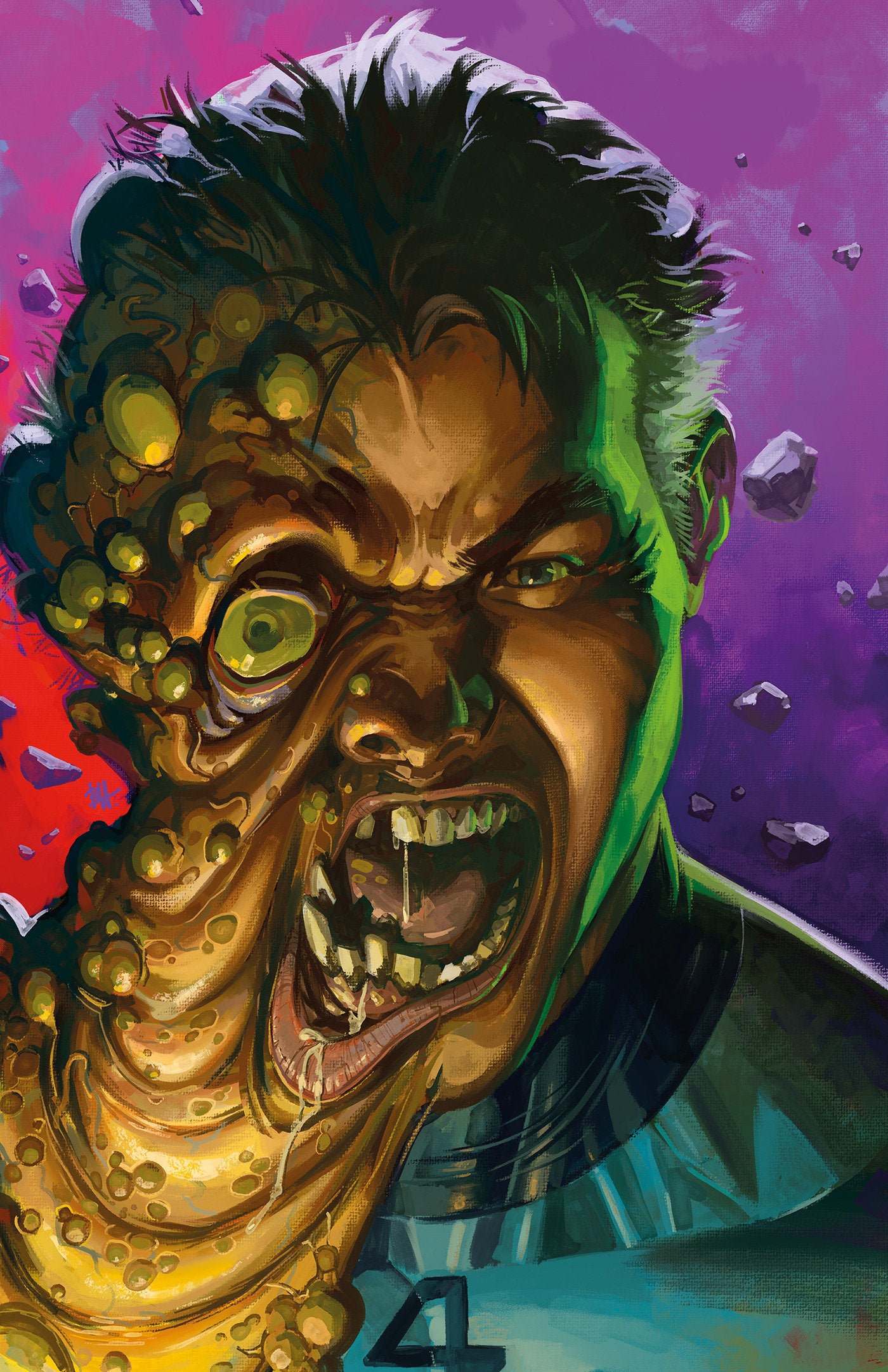 MIDNIGHT FANTASTIC FOUR #1 COVER G BEN HARVEY MIDNIGHT SPECIAL VIRGIN 1:50 VARIANT (PRESALE 10/7/26)