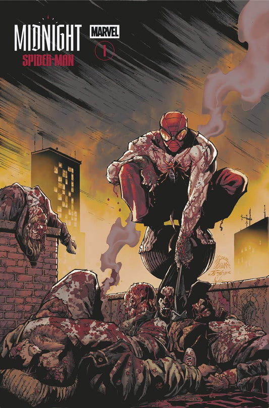 Midnight Spider-Man #1 Cover B - RYAN STEGMAN MIDNIGHT BLOODBATH VARIANT — current PRH 75960621681900121