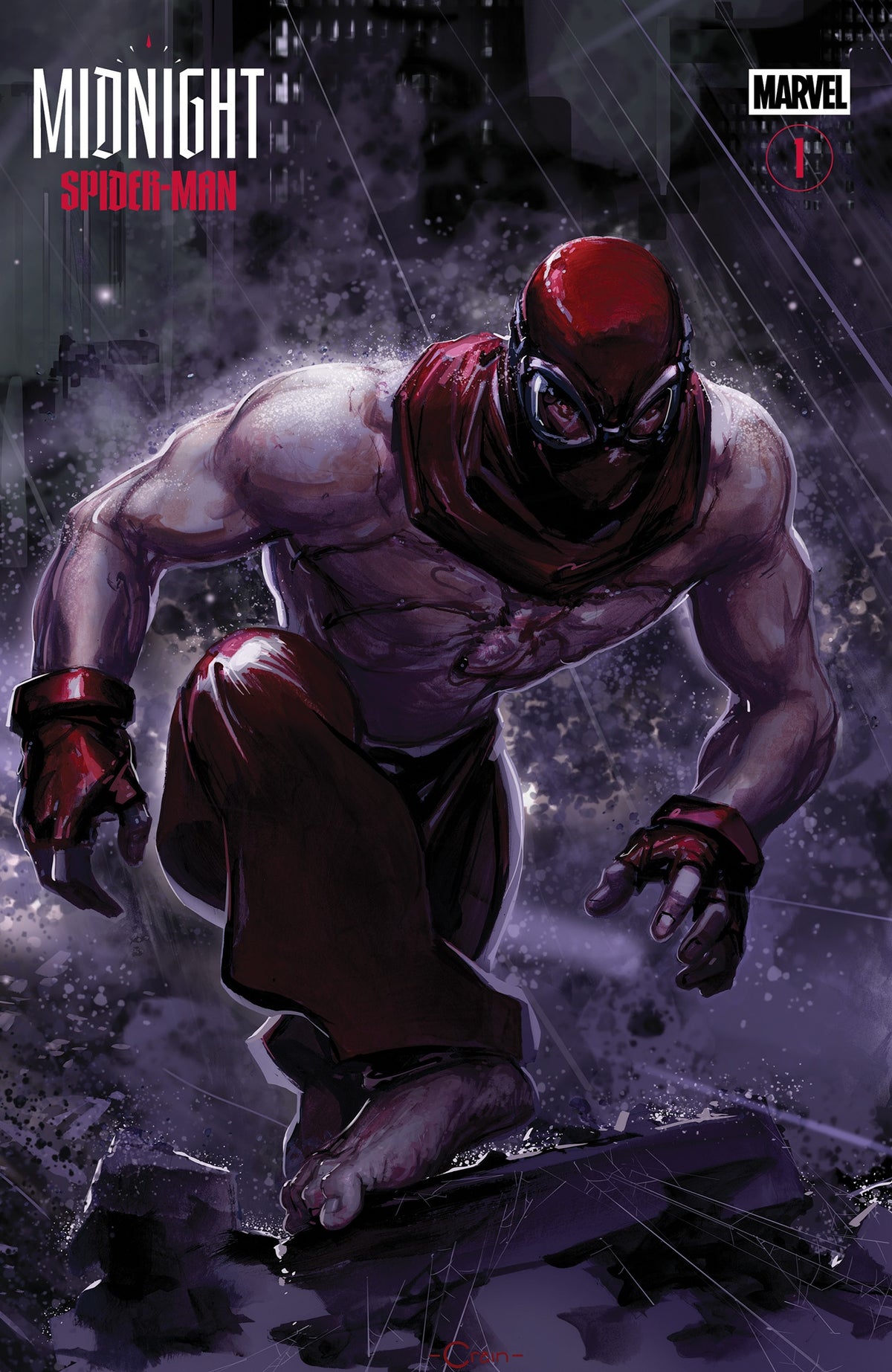 Midnight Spider-Man #1 Cover F - CLAYTON CRAIN 3-PART CONNECTING VARIANT — current PRH 75960621681900151