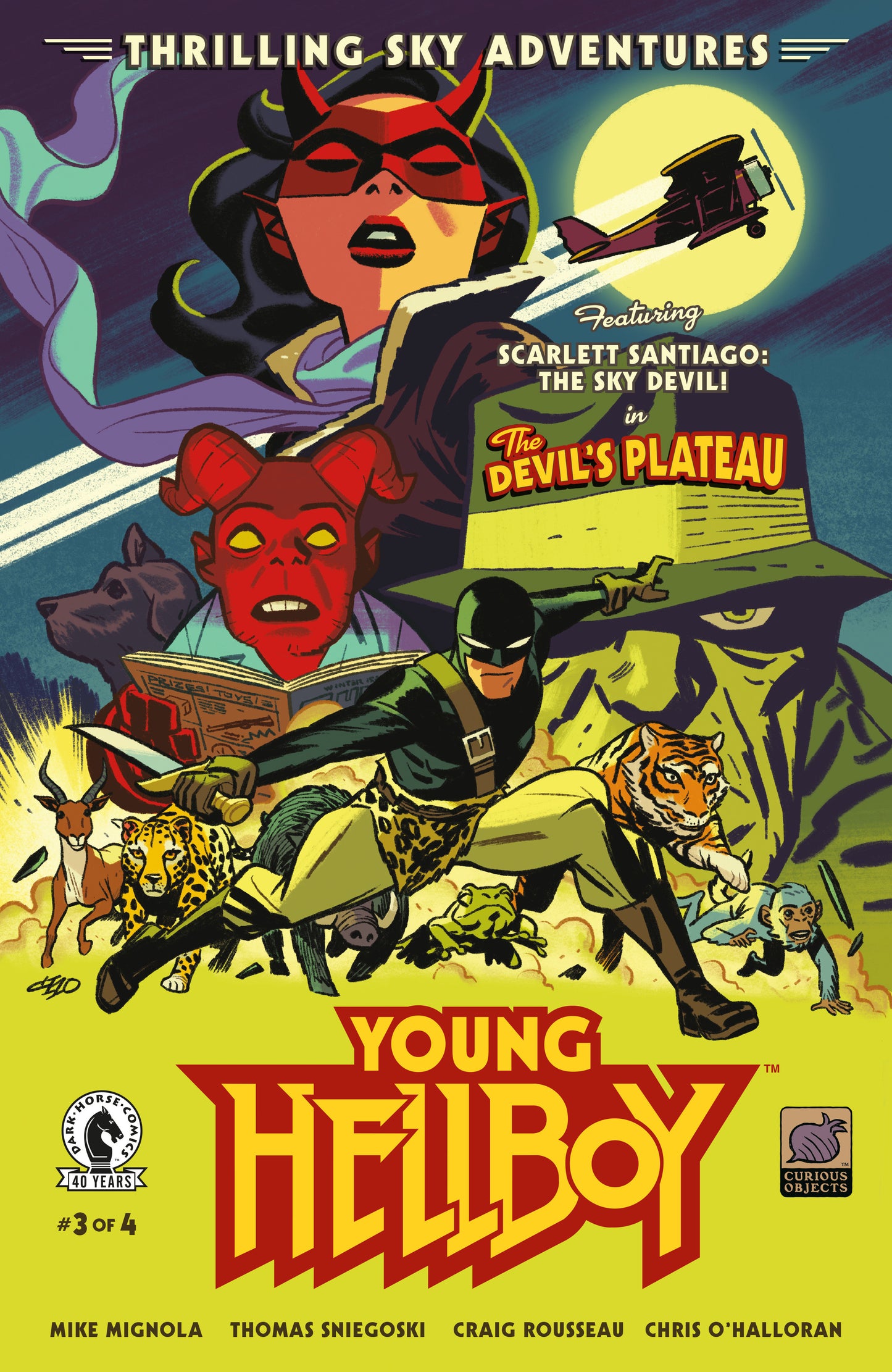 Young Hellboy: Thrilling Sky Adventures #3 Cover B (Michael Cho)