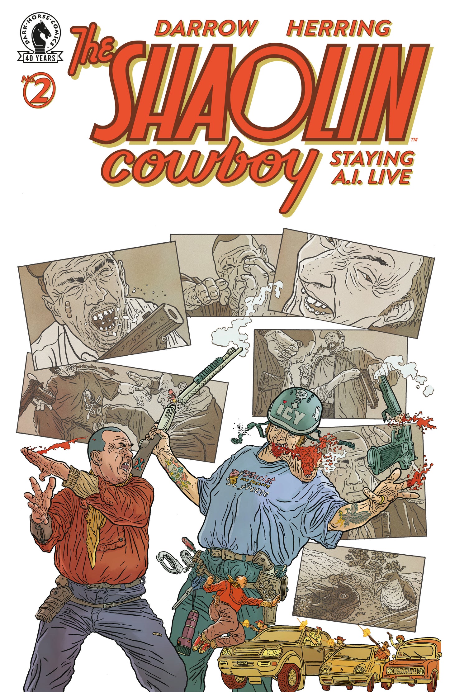 Shaolin Cowboy: Staying A.I.Live #2 Cover A (Geof Darrow)