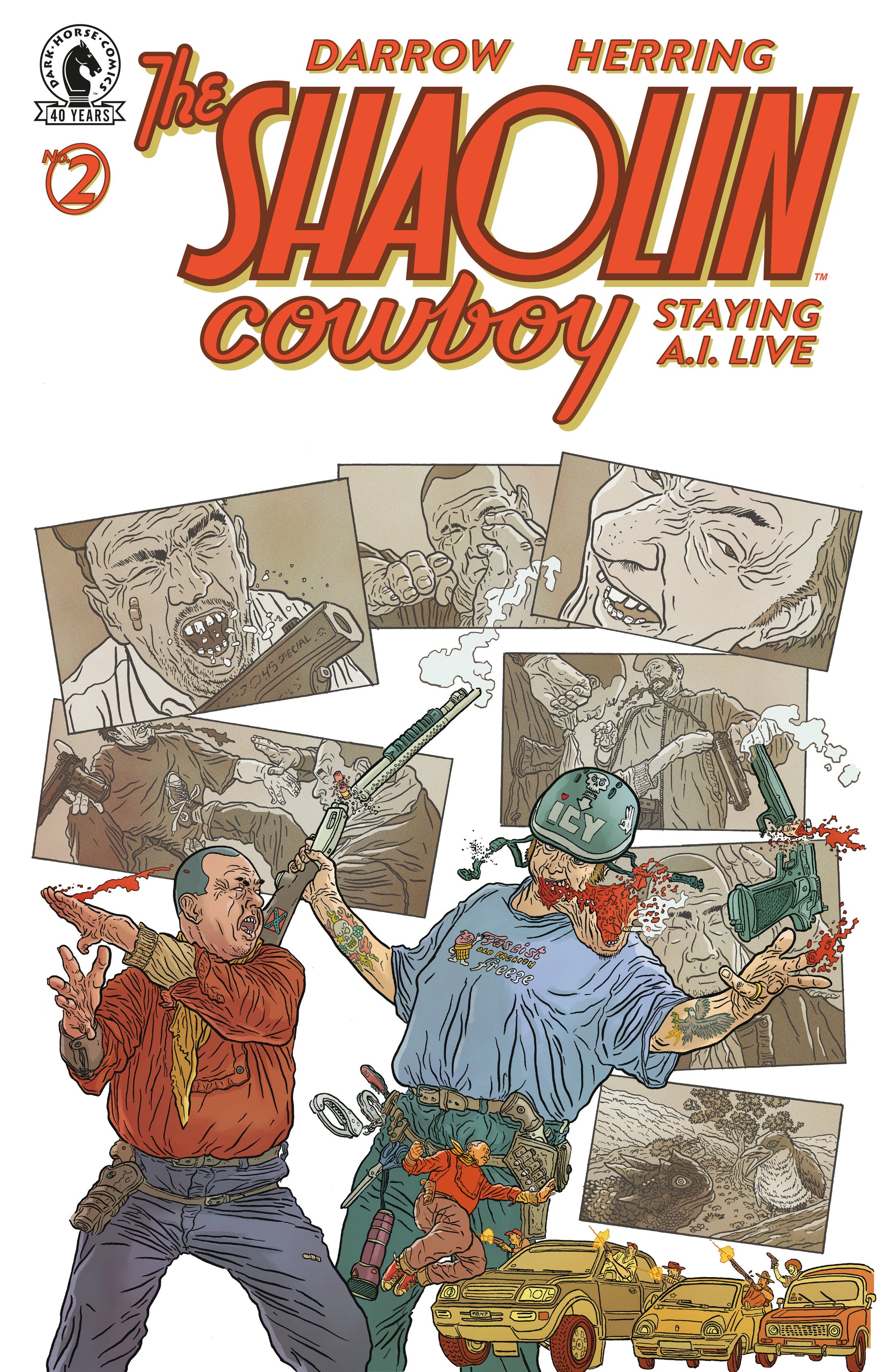 Shaolin Cowboy: Staying A.I.Live #2 Cover A (Geof Darrow)