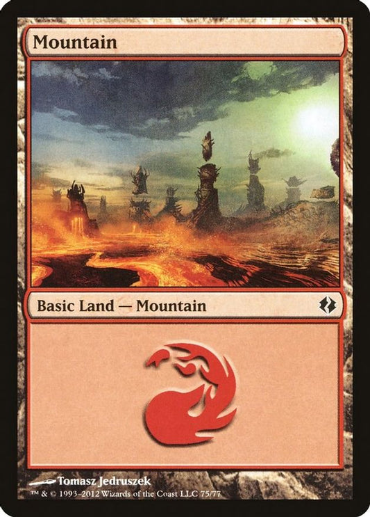 Mountain (75) | Duel Decks: Venser vs. Koth