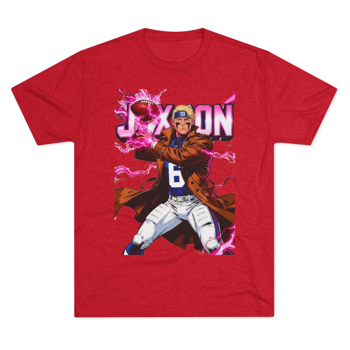 Jaxson Dart is Gambit -- Fantasy Football T‑Shirt — New York Giants X-Men Graphic Tee
