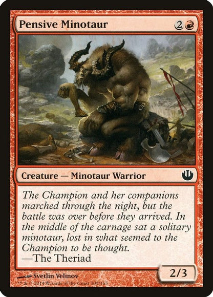 Pensive Minotaur | 105 | Journey Into Nyx