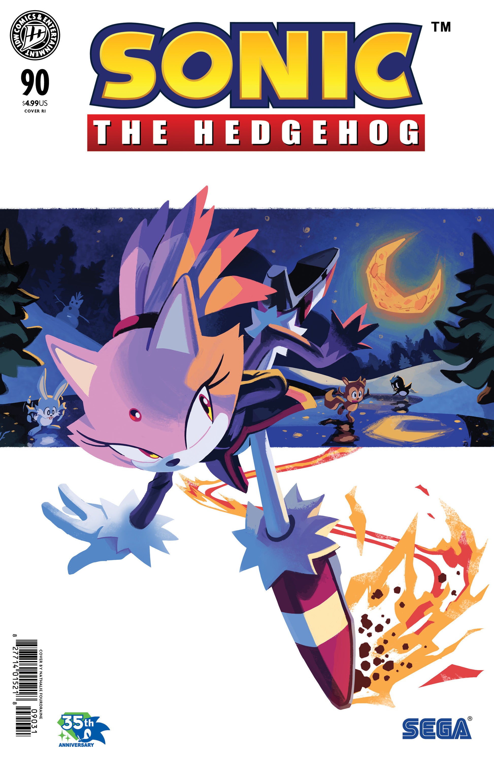 Sonic the Hedgehog #90 Variant RI (15) (Fourdraine) 1:15 (PRESALE 9/30/26)