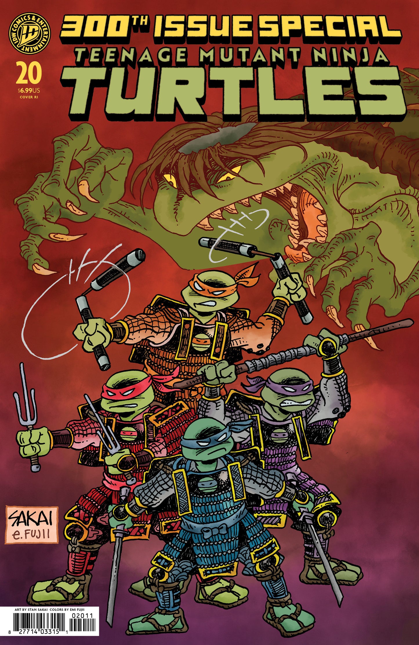 TMNT #20: 300th Issue Special Variant Ri (50) (PRESALE 7/22/26)
