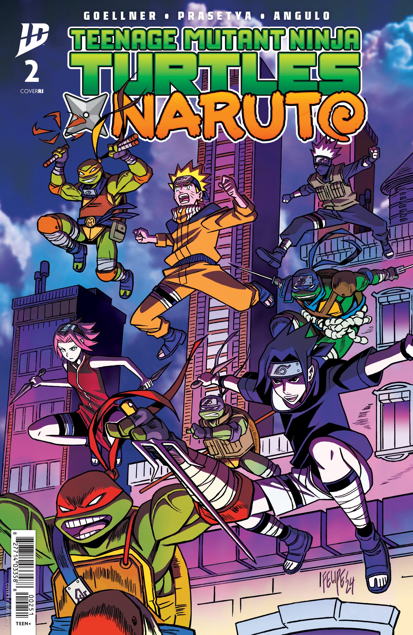 Teenage Mutant Ninja Turtles X Naruto #2 1:25