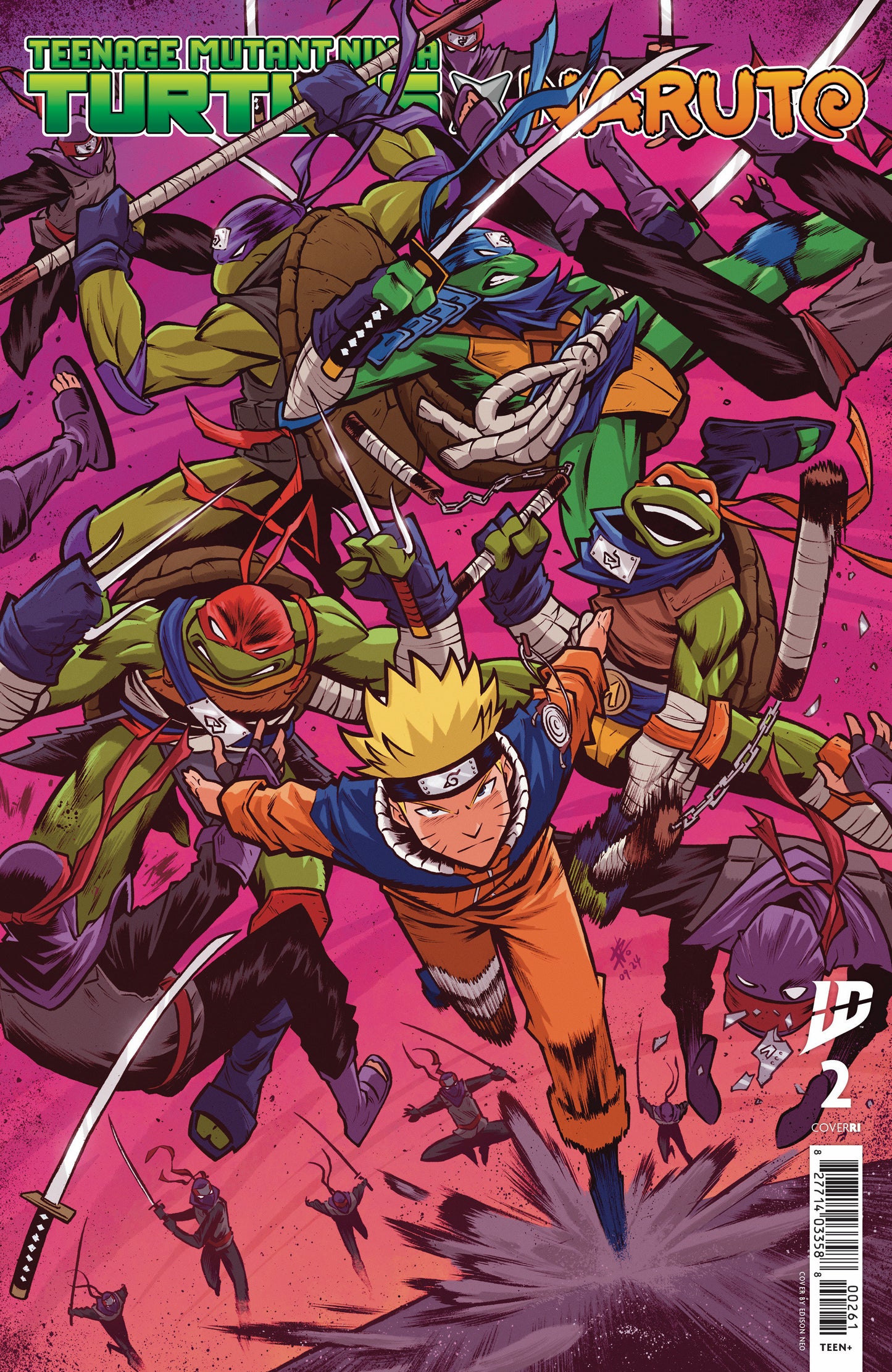 Teenage Mutant Ninja Turtles X Naruto #2 1:50