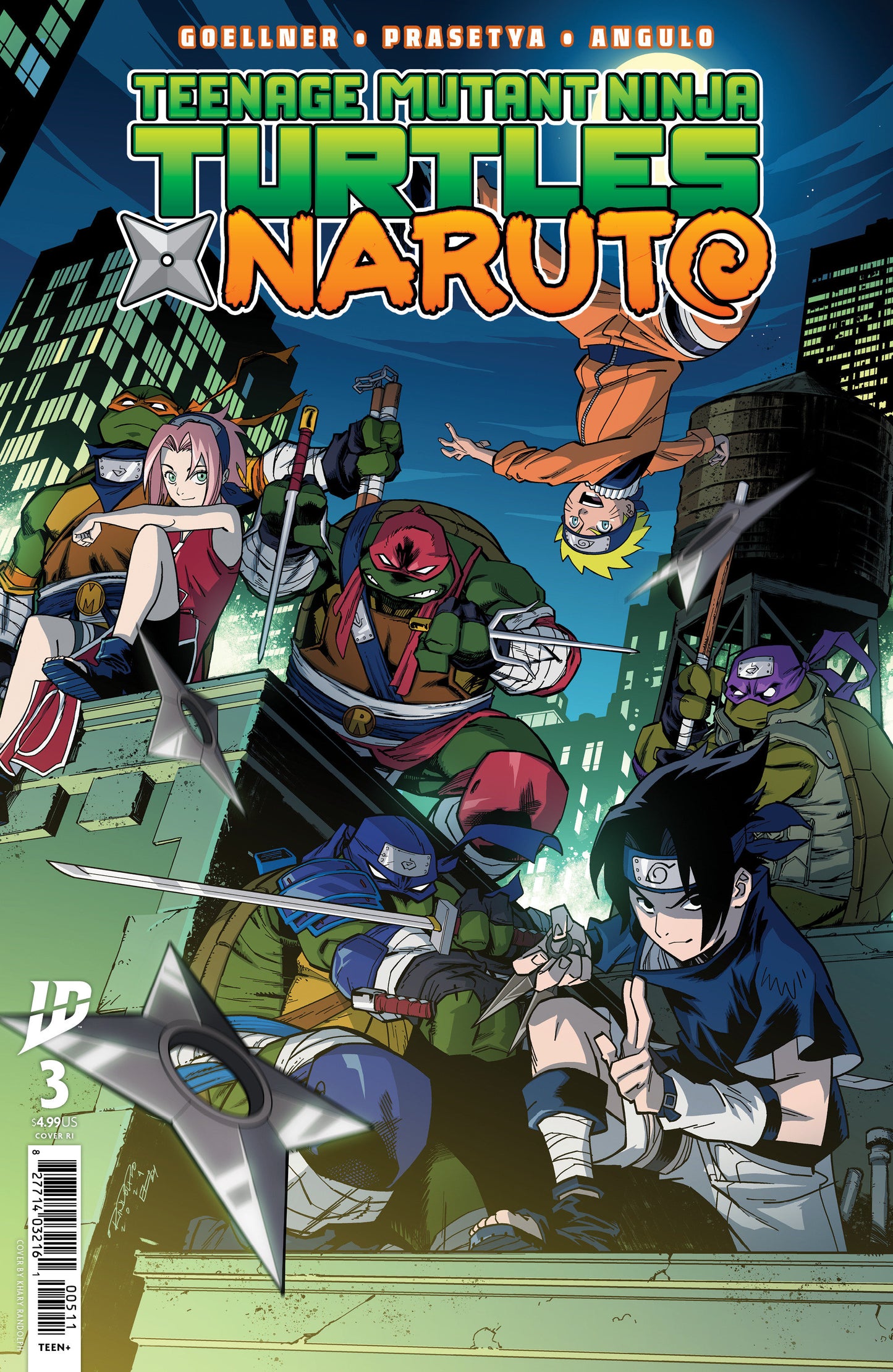 Teenage Mutant Ninja Turtles X Naruto #3 1:50 (PRESALE 3/26/25)