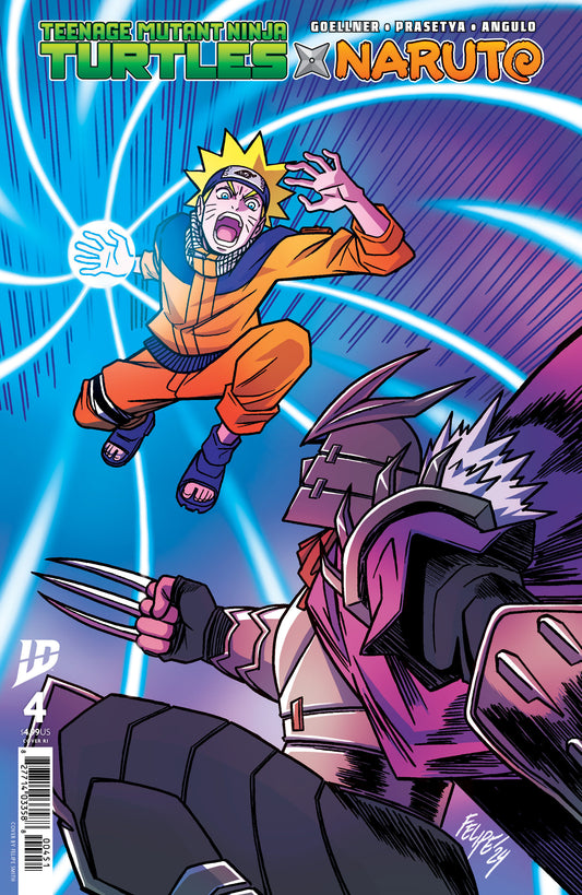 Teenage Mutant Ninja Turtles X Naruto #4 1:25 (PRESALE 6/4/25)