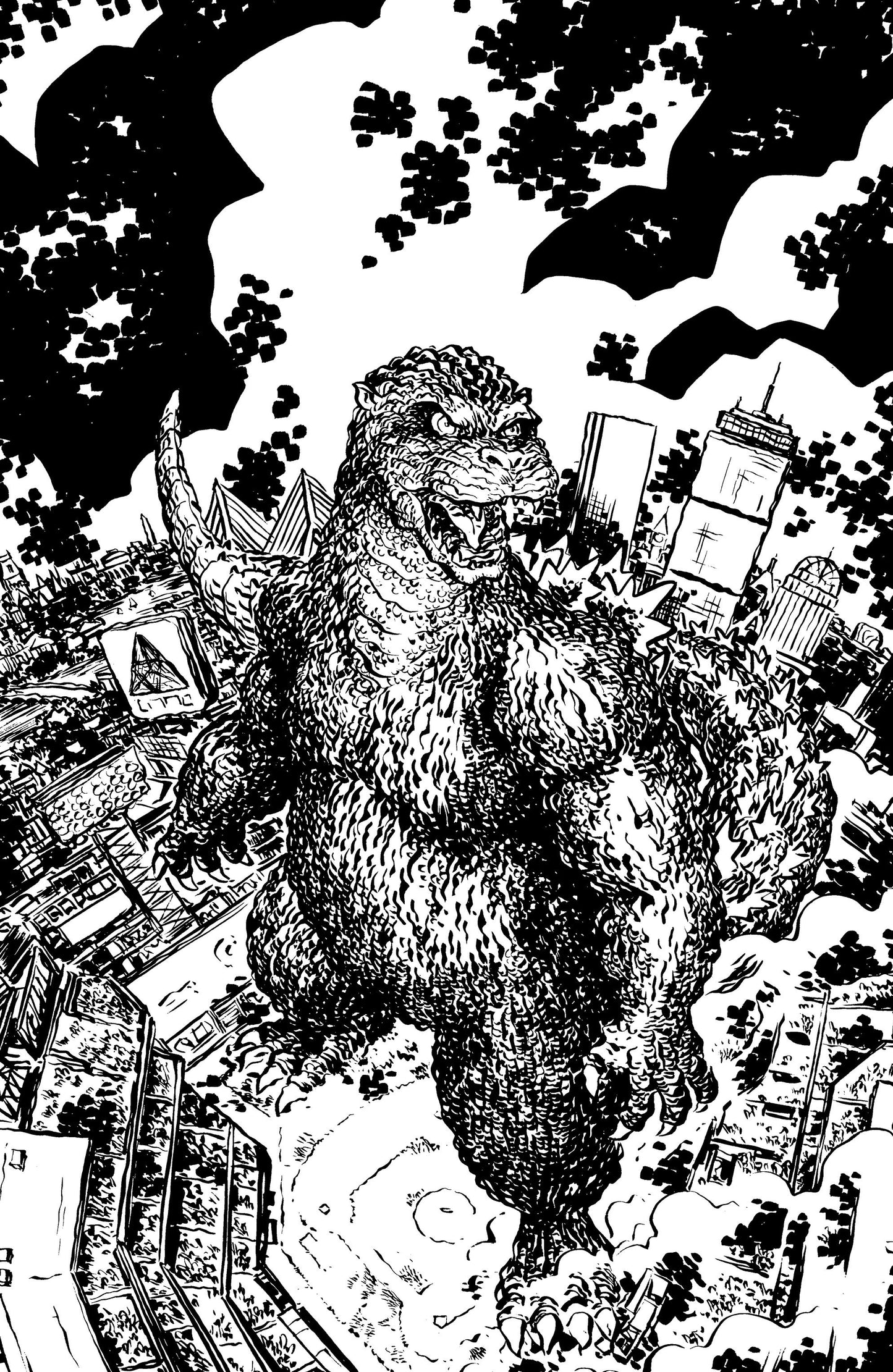 Godzilla vs. America: Boston Variant Ri 1:25