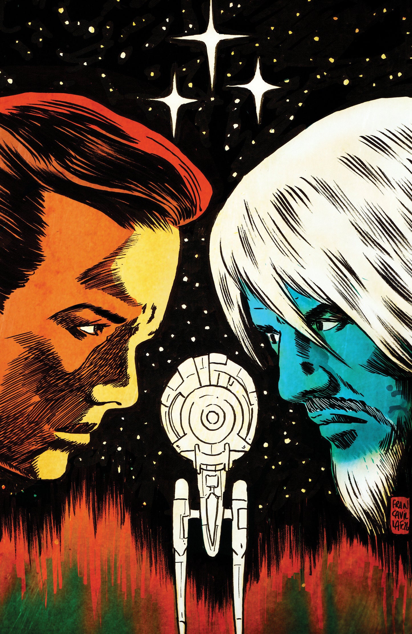 Star Trek: the Last Starship #10 Variant 1:10 (Francavilla Full Art) (PRESALE 8/19/2026)