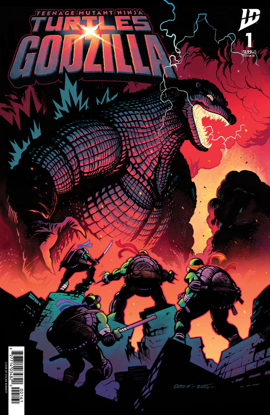 Teenage Mutant Ninja Turtles X Godzilla #1 Foil 1:25 (PRESALE 11/12/25)
