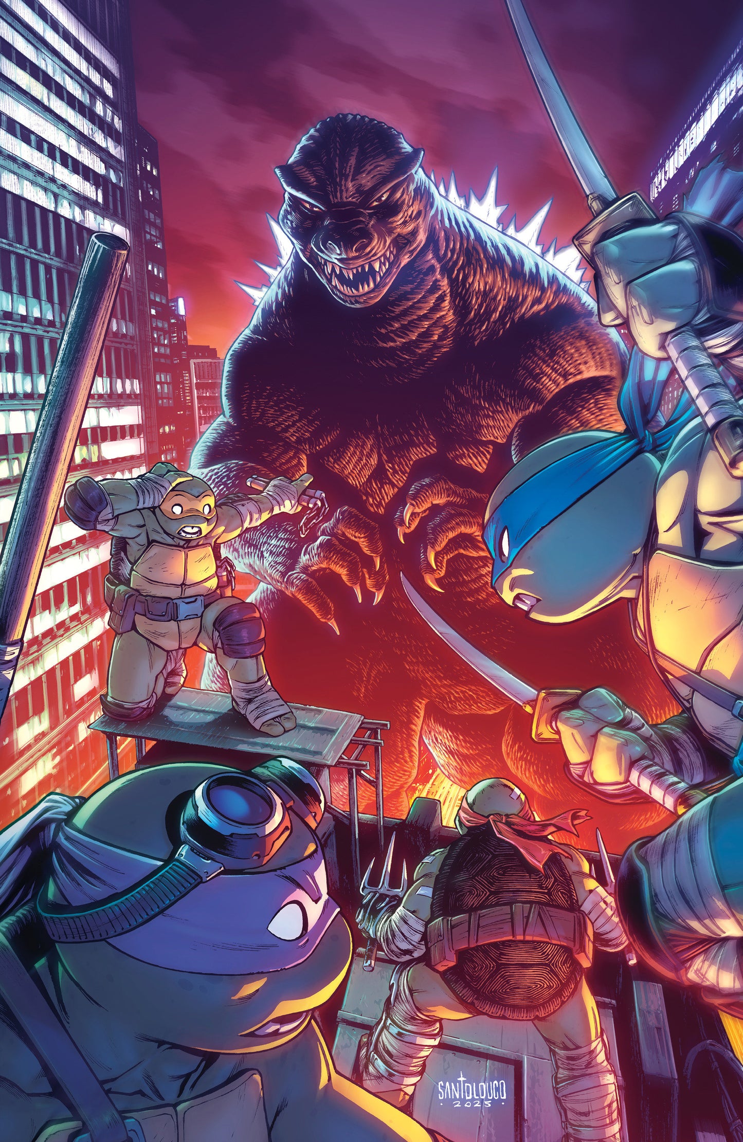 Teenage Mutant Ninja Turtles X Godzilla #2 Ri (25) (PRESALE 1/7/26)