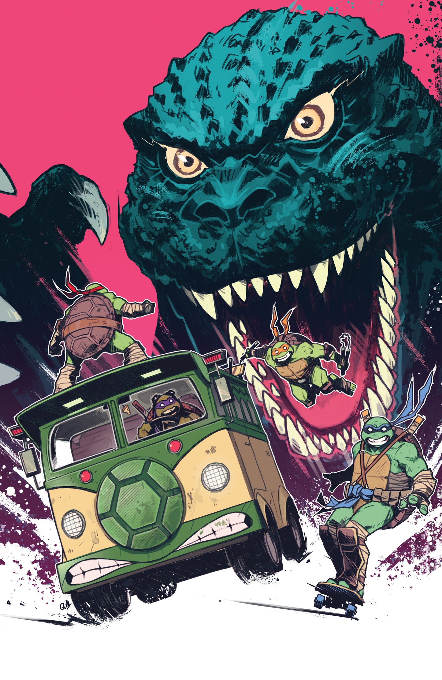 TMNT X Godzilla #3 Variant Ri (25)(PRESALE 2/4/26)